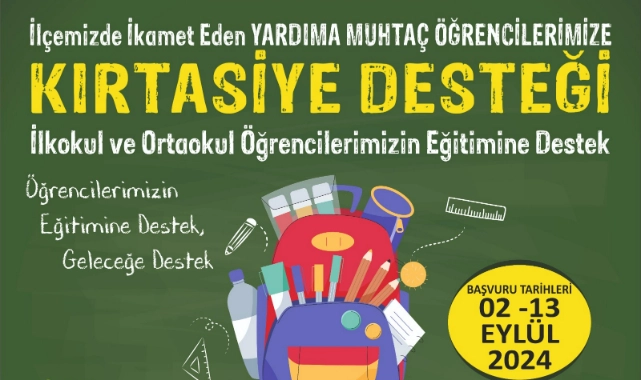 Menderes Belediyesi’nden öğrencilere destek