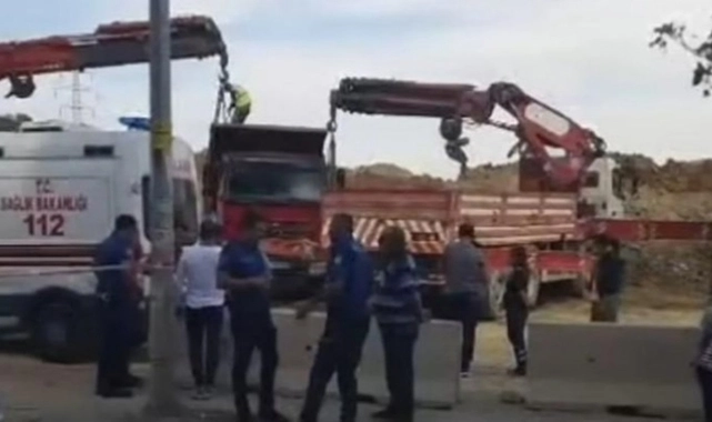 Onat Tüneli inşasında korkunç ölüm: Bir işçi dampere sıkıştı! 