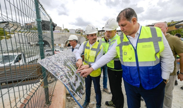 Başkan Tugay, yerinde inceledi: Buca Onat Tüneli'nde kazıların yüzde 80'i tamamlandı! 