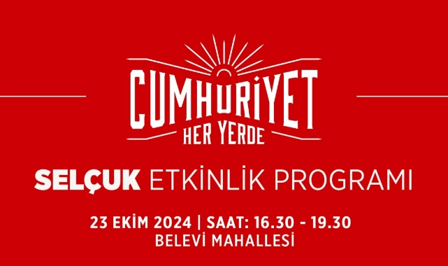 "Cumhuriyet Her Yerde": İzmir Büyükşehir Belediyesi’nden Belevi’de 29 Ekim programı