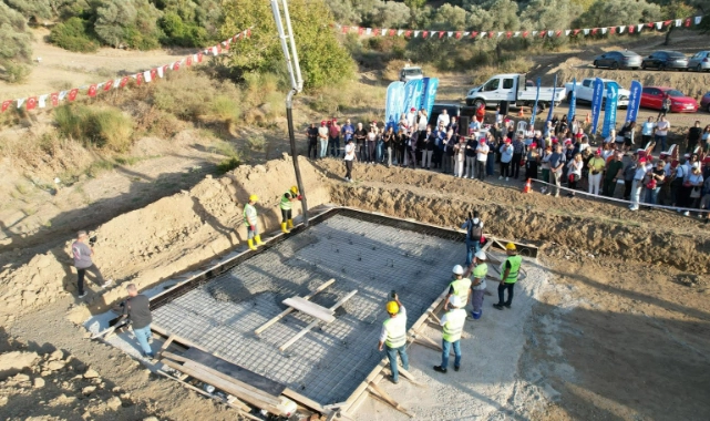 Güzelbahçe, can dostları unutmadı... Can Dostlar Yeni Yaşam Merkezi'nin temeli atıldı! 