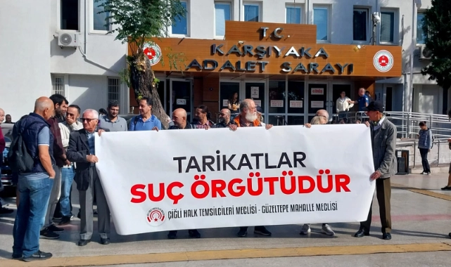 Halk, tarikat yurduna karşı tek ses oldu: “Mahallemizde tarikatları istemiyoruz” 
