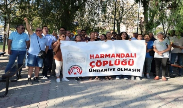 Harmandalı Çöplüğü eylemi kaymakamlığa takıldı: “Yasağı hala oraya çöp dökenlere koyun!” 