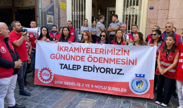 İZENERJİ işçilerinden ikramiye isyanı: "Verilen sözler tutulsun!" 
