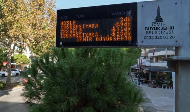 İZTEKNOLOJİ yazılımıyla... İzmir'de akıllı durak dönemi!