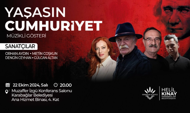 Karabağlar’da bir hafta boyunca Cumhuriyet coşkusu yaşanacak