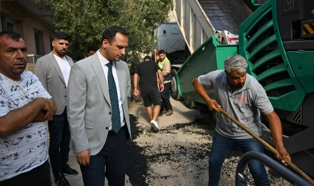 Kızılay Mahallesi’nde asfalt zamanı: "Bornova’da yol sorunlarını çözüyoruz”