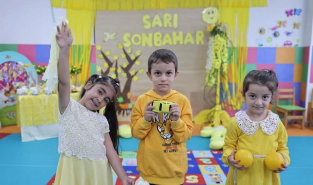 Konaklı minikler “Sarı Sonbahar” ile hem eğlendi hem öğrendi