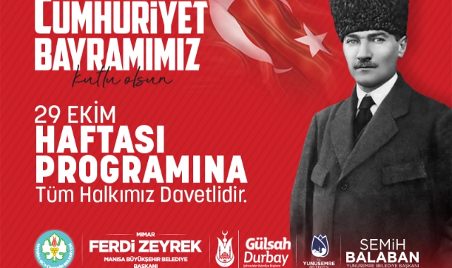 Manisa’da Cumhuriyet Bayramı coşkusu yaşanacak