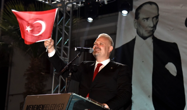 Menemen Belediye Başkanı Pehlivan: Cumhuriyet, bağımsızlık aşkının bir sembolüdür