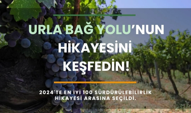 Urla Bağ Yolu “En İyi 100 Sürdürülebilir Destinasyon Hikâyesi” listesine seçildi