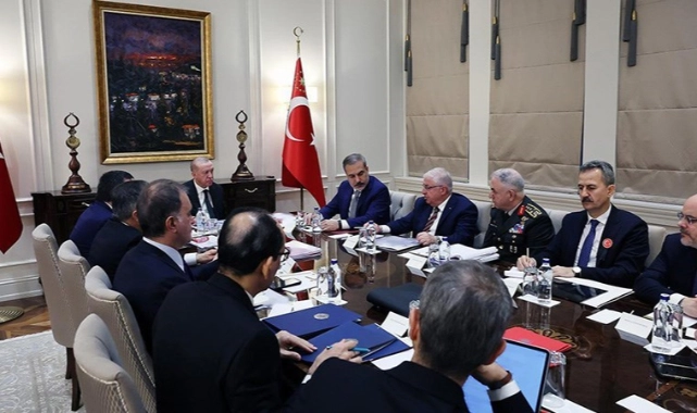 Üst düzey güvenlik toplantısı sona erdi: Teröristan kurulmasına asla müsaade edilmeyecek