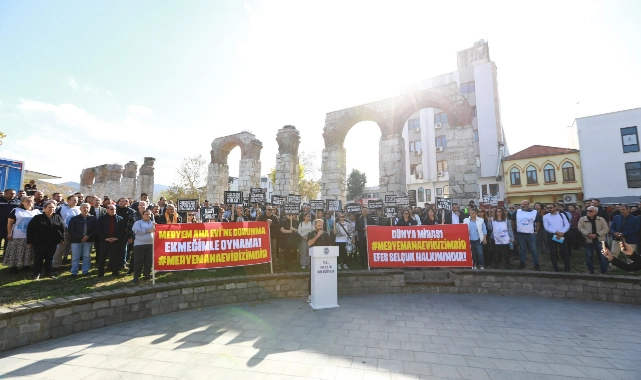 Belediye emekçilerinden Meryem Ana mesajı: "Bu mücadele, Selçuk'un mücadelesidir"
