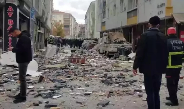 Çorum'da doğalgaz patlaması: 1 ölü