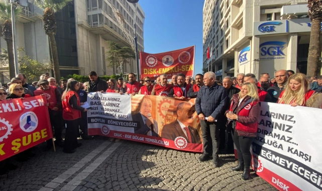 DİSK, Çalışkan ve Göksoy için bir araya geldi: "Tutuklanırlarsa tüm Türkiye'de yolları kapatırız!"