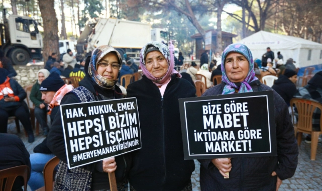 Efes Selçuk'ta emekçilerin nöbeti sürüyor: "Emeğimizden asla vazgeçmeyeceğiz!" 