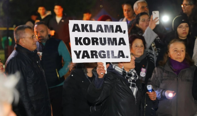 Karabağlar'da kadınlar şiddete karşı tek yürek