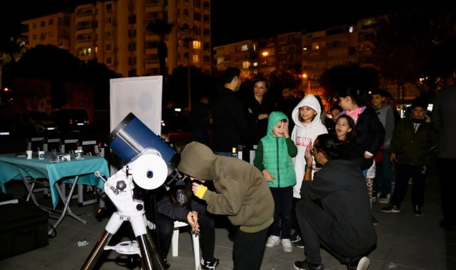 Karabağlarlı çocuklar gökyüzüyle buluştu