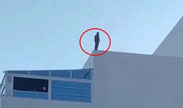 TBMM'nin çatısında intihara kalkıştı!
