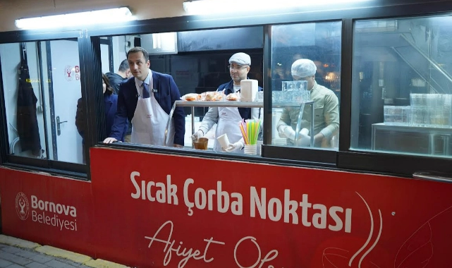 Bornova’da soğuk kış günlerinde içleri ısıtan hizmet