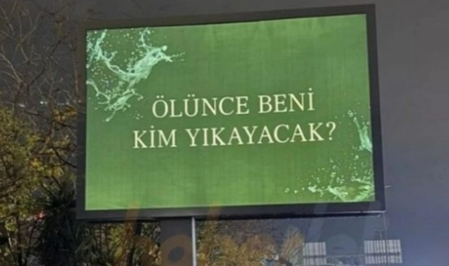 Dikkat çeken reklamın sırrı çözüldü