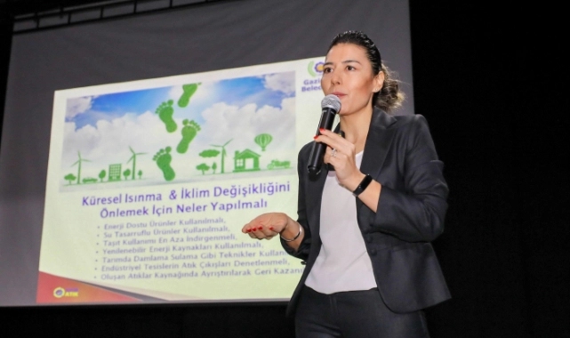  Gaziemir Belediyesi’nden 4 bin 341 öğrenciye geri dönüşüm eğitimi