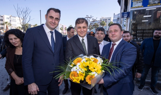 Kooperatif ve oda temsilcilerinden Başkan Tugay’a hizmet teşekkürü
