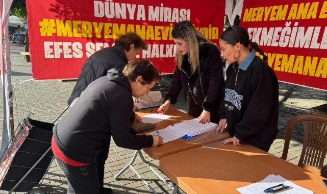 Meryem Ana Otoparkı için halk çözüm bekliyor: İmza kampanyasına yoğun katılım