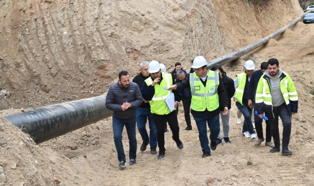 Salihli’nin 91 milyonluk içme suyu projesi incelendi