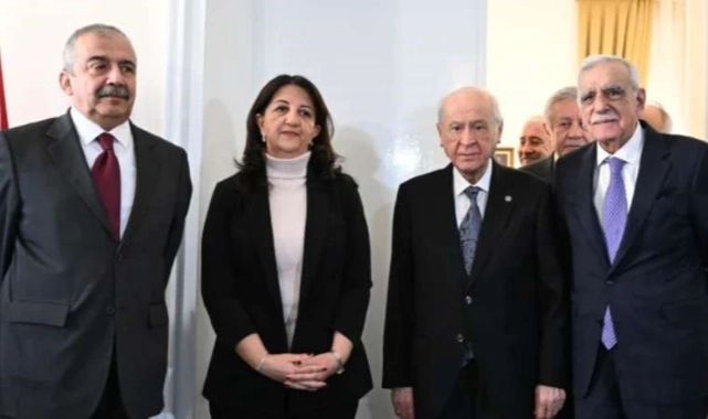 DEM Parti heyeti, MHP Lideri Bahçeli ile bir araya geldi!