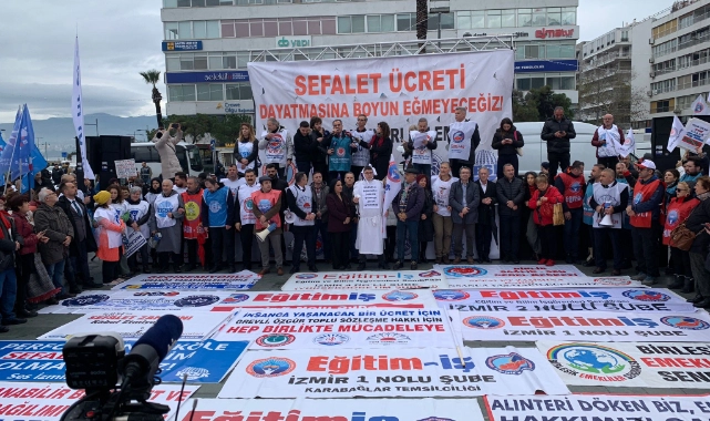 İzmir'de eylemin adresi Cumhuriyet Meydanı oldu: Memurlar, ülke genelinde iş bıraktı!