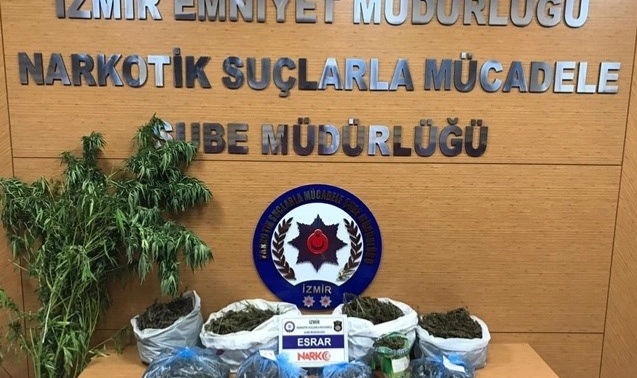 İzmir'de uyuşturucu operasyonu: Bir tutuklu 