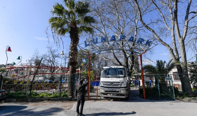 Kültürpark'ta lunaparkın yerine yeşil alan