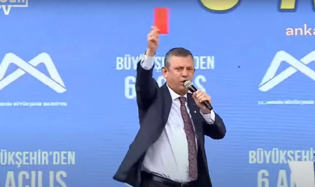 Özgür Özel sürprizi: Kırmızı kart