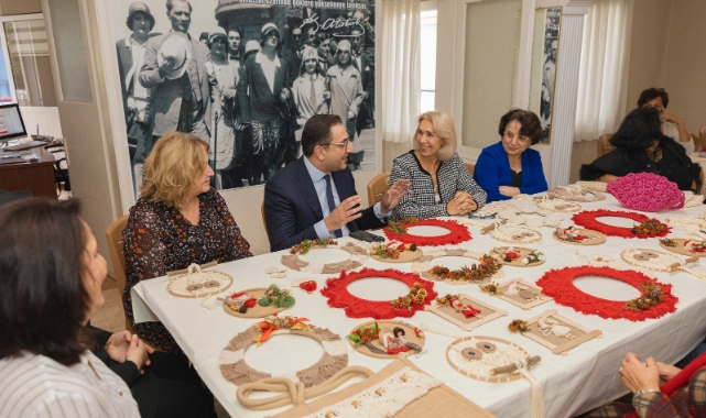 Balçova'da el sanatları kurslarına yoğun ilgi