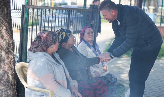 Başkan Görkem Duman üreticinin yanında