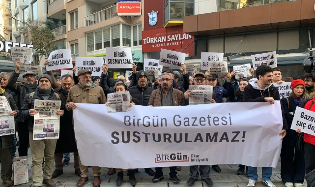 BirGün'den basın açıklaması: Yaşananlar korku ikliminin son örneğidir