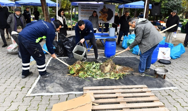 İzmir'de organik atıklar ekonomiye kazandırılıyor