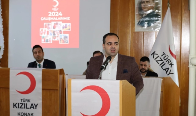 Kızılay Konak'ta yoğun katılımla genel kurul: Bingöl yeniden başkan seçildi