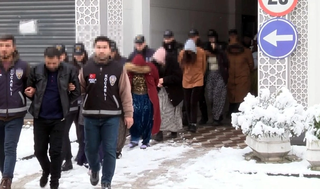 Kocaeli'de 12 milyonluk vurgun: 20 şüpheli gözaltına alındı!