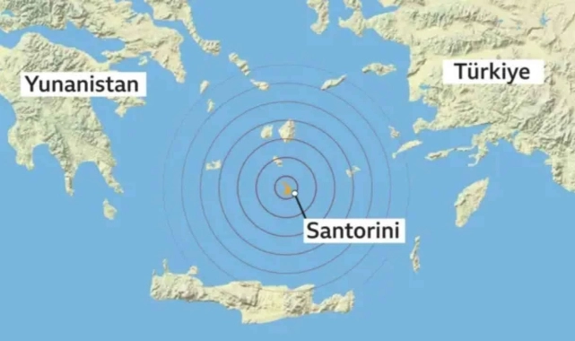 Santorini'de eğitime 1 hafta ara!
