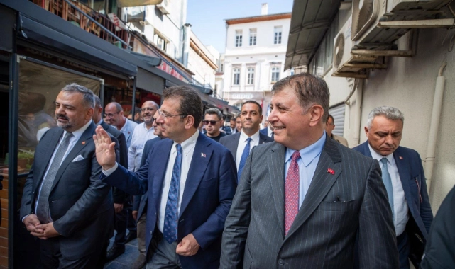 Başkan Tugay'dan İmamoğlu'na ziyaret: İzmir’e sevgilerini iletti