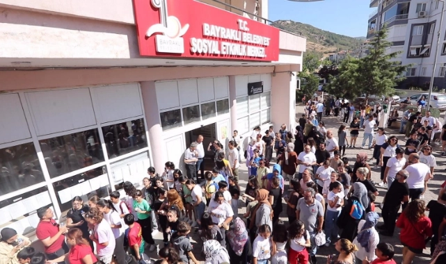 Bayraklı Belediyesi Sosyal Etkinlik Merkezi’nden kurum kabul sınavı