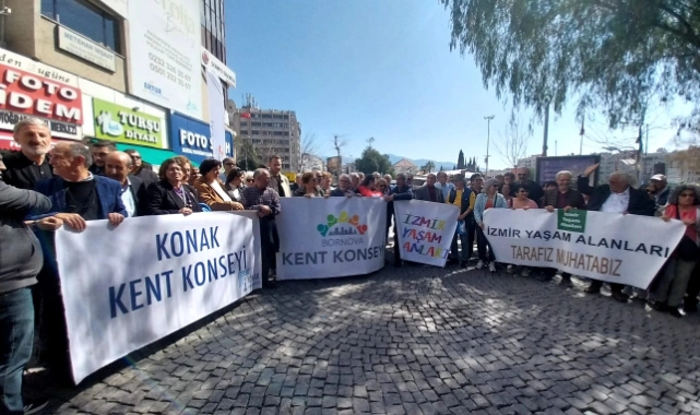 Bornova'da imar planına karşı basın açıklaması: Doğamızı betona ve ranta kurban etmeyeceğiz!