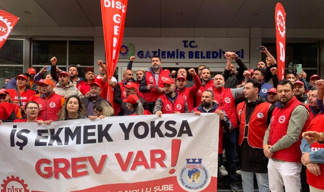 Gaziemir Belediyesi'nde grev ilanı asıldı: İşçiler, 30 Nisan'ı işaret etti!