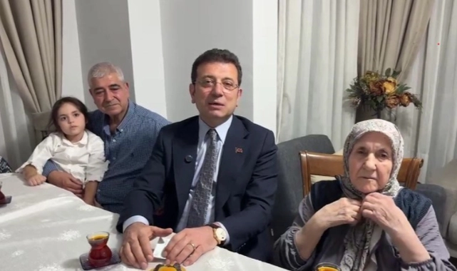 İBB Başkanı İmamoğlu, iftar sofrasından halka seslendi: Aslanlar gibi koşmaya devam edeceğim