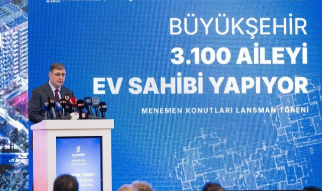 İzmir Büyükşehir Belediyesi'nden Türkiye'ye örnek sosyal konut projesi