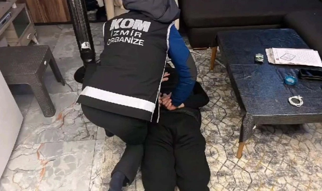 İzmir'de suç örgütüne yönelik operasyon: Çok sayıda gözaltı!