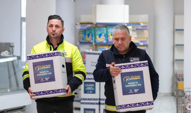 Konak’ta dayanışma kolileri vatandaşlarla buluşuyor
