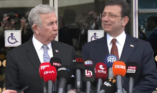 Mansur Yavaş ve Ekrem İmamoğlu bir araya geldi: Bizler yol arkadaşıyız 